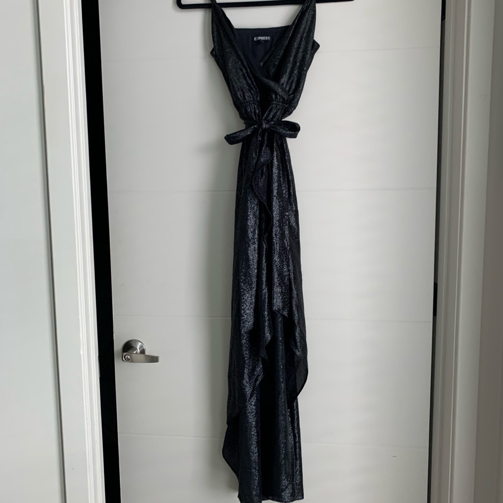 Express Black Sparkly Dress